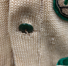 Load image into Gallery viewer, 1947 Regina Roughriders Team Issued Players Cardigan Sweater CFL Art McEwan

