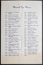 Load image into Gallery viewer, 1966 Memorial Cup Dinner Program MLG Bobby Orr Oshawa Generals OHL CHL Hockey
