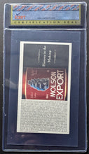 Load image into Gallery viewer, 1998 Maple Leaf Gardens Final Season NHL Ticket Johnny Bower Leafs vs Stars
