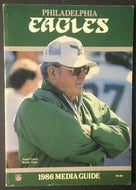 1986 NFL Philadelphia Eagles Football Media Guide Press News Buddy Ryan Cover