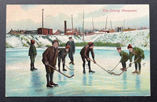 Load image into Gallery viewer, 1900&#39;s Brantford Ontario Hockey Postcard Home To Wayne Gretzky NHL HOFer
