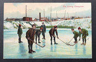 1900's Brantford Ontario Hockey Postcard Home To Wayne Gretzky NHL HOFer