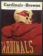 1968 NFL Football Program Cleveland Stadium Browns vs St. Louis Cardinals