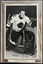 Load image into Gallery viewer, 1964-1967 NHL Hockey Bee Hive Premium Chicago Blackhawks Dave Dryden Photo
