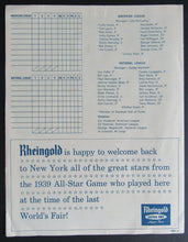 Load image into Gallery viewer, 1964 Old Timers Day 25th Anniversary 1939 All Star Game Program New York Mets
