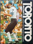 1972 CFL Football Exhibition Stadium Program + Yearbook Toronto Argonauts