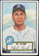 Load image into Gallery viewer, 1952 Topps Baseball #278 Al Clark MLB Card Philadelphia Athletics 5th Series
