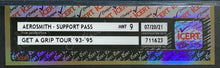 Load image into Gallery viewer, 1992-95 Aerosmith Get A Grip Concert Tour Support Pass iCert Mint 9 Vintage
