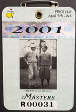 Load image into Gallery viewer, 2001 Historic Golf Masters Tournament Badge #00031 Bobby Jones Cliff Roberts

