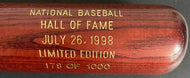 1998 Hall of Fame Induction Bat Don Sutton Ltd Ed 178/1000 MLB Baseball HOF