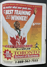 Load image into Gallery viewer, 1997 Sprint Match Race Program Michael Johnson vs Donovan Bailey SkyDome Toronto
