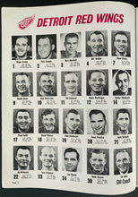 Load image into Gallery viewer, 1966 Detroit Olympia NHL Playoff Hockey Program + Ticket Game 6 Stanley Cup
