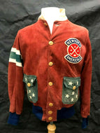 Outstanding 1920's New York Americans NHL Hockey Team Leather Jacket Rare Find!