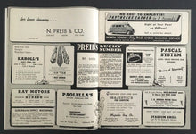 Load image into Gallery viewer, 1947 Chicago Stadium Hockey Program Detroit Red Wings vs Chicago Blackhawks NHL
