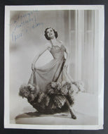 Nanette Fabray Autographed Press Photo Vintage Actress Singer & Dancer Signed