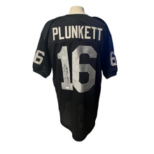 Load image into Gallery viewer, Jim Plunkett Signed Custom Oakland LA Raiders Display Jersey Autographed JSA COA
