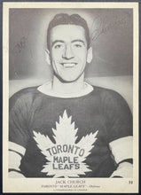 Load image into Gallery viewer, 1939-40 OPC V301-1 Jack Church Autographed Signed Card Toronto Maple Leafs JSA
