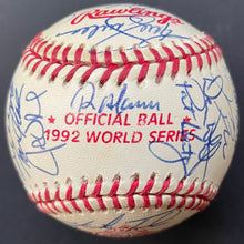 Load image into Gallery viewer, 1992 World Series Toronto Blue Jays Rawlings Team Signed Baseball Autographed
