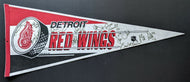 1992/1993 Detroit Red Wings Team Autographed Signed Pennant Dino Ciccarelli NHL
