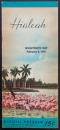 1952 Hialeah Horse Race Program Vintage Racetrack Racing