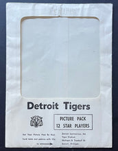 Load image into Gallery viewer, 1961 Detroit Tigers Stadium Issued MLB Baseball Picture Pack 12 Player Photos
