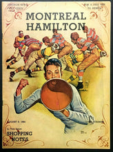 Load image into Gallery viewer, 1964 CFL Football Program Montreal Alouettes vs Hamilton Tiger-Cats Unscored
