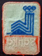 Load image into Gallery viewer, 1980 Winter Olympics Lake Placid Promo Patch US Wins Hockey Gold Medal
