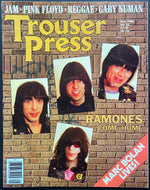 May 1980 Issue Trouser Press Magazine Ramones Punk Rock Band Cover Story