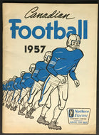 1957 CFL Football Big Four Rules Of The Game Book + Season Schedule + Vintage