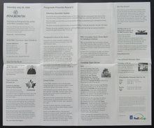 Load image into Gallery viewer, 2008 Canadian Open Golf Program Pairing Booklet + Round 4 Daily Sheet + Ticket
