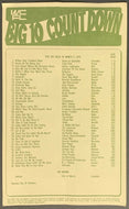 1970 WCFL Chart Radio Survey Chicago Music Big 10 Count Down Simon & Garfunkel