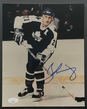 Load image into Gallery viewer, Borje Salming Autographed Photo Toronto Maple Leafs Hockey HOFer Signed JSA COA
