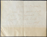 1987 Lou Holtz Signed Handwritten Letter Norte Dame Football NCAA Autographed