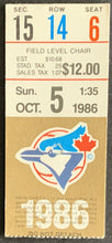 Load image into Gallery viewer, 1986 Exhibition Stadium Doubleheader MLB Baseball Ticket Toronto Blue Jays
