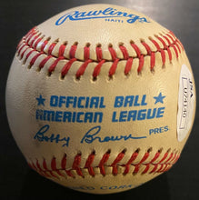 Load image into Gallery viewer, Steve Carlton Signed Bobby Brown Baseball Autographed MLB Phillies HOFer JSA
