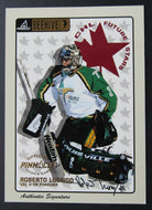 1998 CHL Roberto Luongo  Signed Pinnacle Beehive Rookie Card Val D'or Foreurs