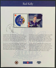 Load image into Gallery viewer, 2002 Canada Post NHL All Stars Lithograph &amp; Stamp Set Signed By Red Kelly
