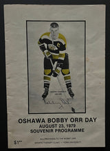 Load image into Gallery viewer, 1979 Bobby Orr Day Oshawa Program Vintage Hockey Generals
