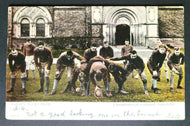 1905 Sports Team Real Photo Postcard Football Rugby Rare Vtg University Toronto