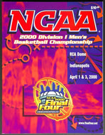 2000 NCAA Final 4 Basketball Program Michigam State Wins RCA Dome Vintage