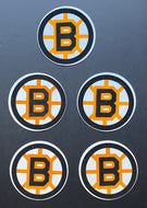 1970's Boston Bruins NHL Hockey Jersey Logo Patch Lot x 5 Original 7.25