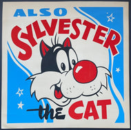 1950s Looney Tunes Sylvester the Cat 24x24 Screenprint Poster Vintage Cartoons