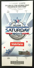 Load image into Gallery viewer, 2011 NBA All Star Basketball Saturday Night Full Promo Ticket Staples Center
