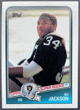 Load image into Gallery viewer, 1988 Topps NFL Football Card Complete Set Bo Jackson Rookie Card Vintage
