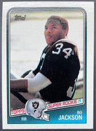 1988 Topps NFL Football Card Complete Set Bo Jackson Rookie Card Vintage