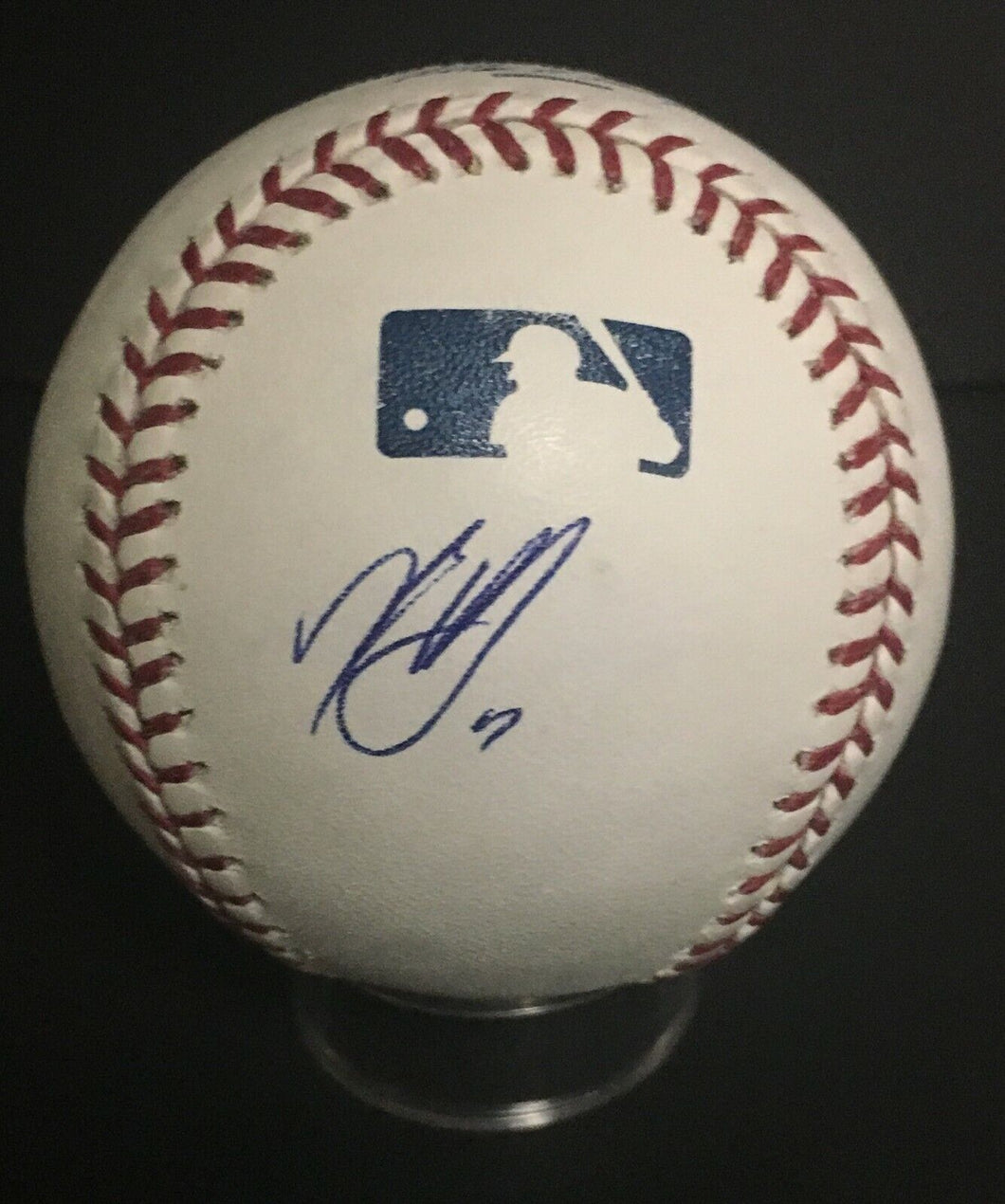 Carlos Gomez Autographed Signed Baseball MLB JSA Authenticated Texas Rangers