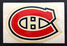 Load image into Gallery viewer, Vintage 1960's Montreal Canadiens Water Slide Decal NHL Hockey Logo Rare
