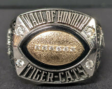 Load image into Gallery viewer, Angelo Mosca Hamilton Tiger-Cats Wall of Honour Ring CFL HOF Ti-Cats Grey Cup
