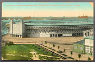 Hanlon's Point Toronto Maple Leaf Stadium Postcard 1912 Date Stamped Babe Ruth
