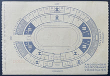 Load image into Gallery viewer, 1936 Summer Olympics Futbol Gold Medal Final Ticket Sports Historical Soccer VTG
